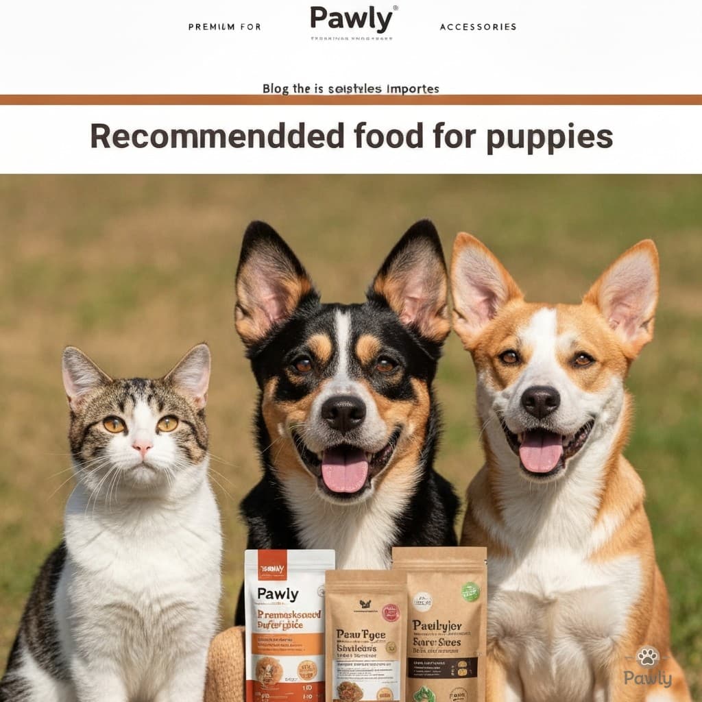 אוכל מומלץ לכלבים גורים: המדריך השלם לבחירת מזון פרימיום לגור שלכם עם Pawly - פאולי יבואן רשמי