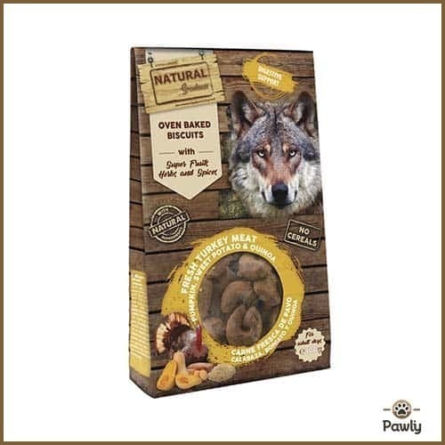 חטיף עוגיות נטורל גרייטנס Digestive Support לכלב 100 גרם