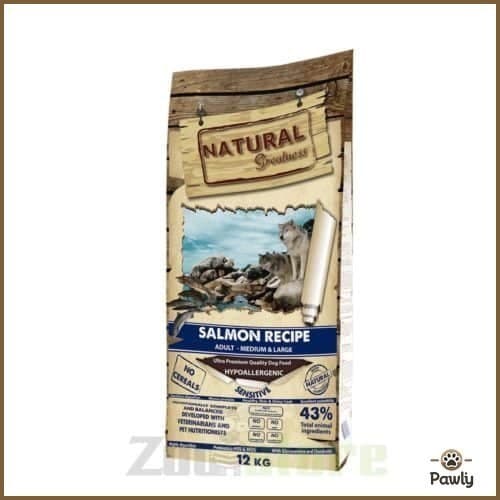 נטורל גרייטנס סלמון לכלב בוגר מגזע בינוני/גדול