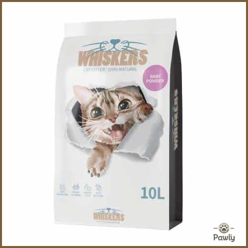 חול מתגבש וויסקרס ניחוח טלק 10 ליטר