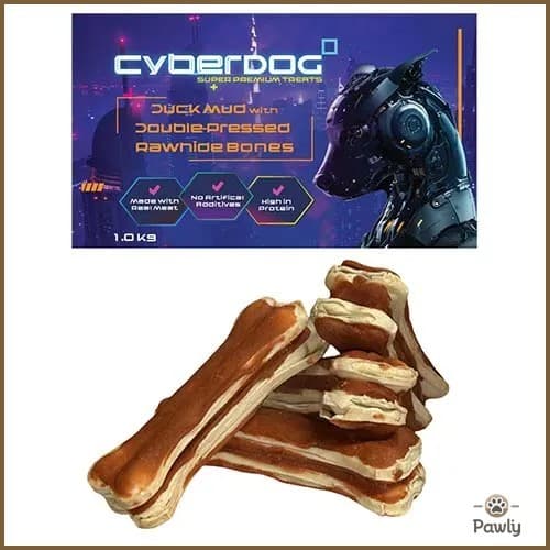 מארז סייבר דוג עצם סנדוויץ כפולה לכלב 1 ק"ג