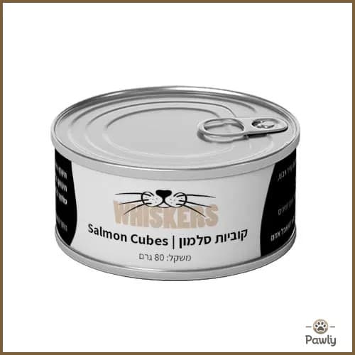 שימור וויסקרס קוביות לחתול 80 גרם