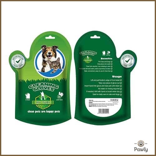 כפפת מגבון לניקוי כלבים וחתולים