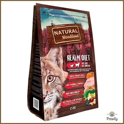 נטורל גרייטנס וודלנד Realm לחתול