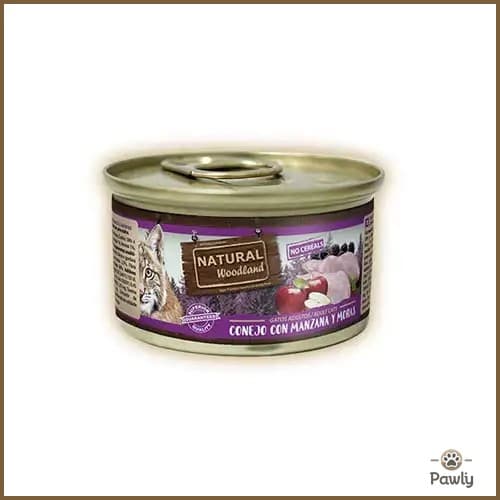 שימור נטורל וודלנד חתול ארנבת תפוח ופטל שחור