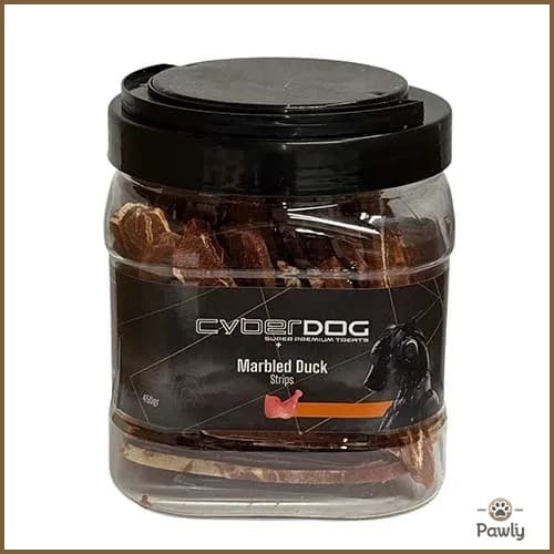 צנצנת סייבר דוג רצועות ברווז משוישות לכלב