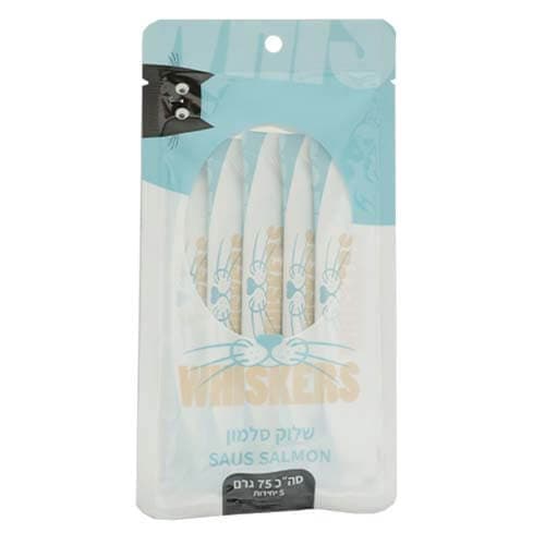 חטיף שלוקים וויסקרס לחתול 75 גרם