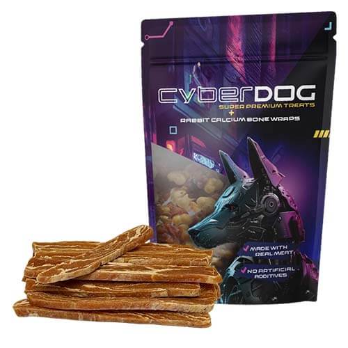 חטיף סייבר דוג רך סלמון משויש 100 גרם לכלב